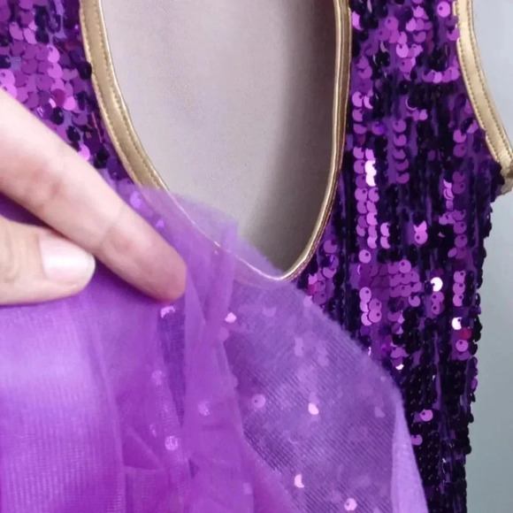 Weissman Girls Sequin Super Hero Dress  Dance Costume - Picture 5 of 6